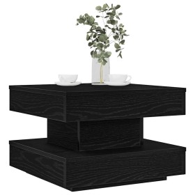 Mesa de centro giratoria 360 grados negro 50x50x34,5 cm de , Mesas de centro - Ref: Foro24-858471, Precio: 61,01 €, Descuento: %