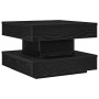 Mesa de centro giratoria 360 grados negro 50x50x34,5 cm de , Mesas de centro - Ref: Foro24-858471, Precio: 61,01 €, Descuento: %