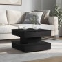 Mesa de centro giratoria 360 grados negro 50x50x34,5 cm de , Mesas de centro - Ref: Foro24-858471, Precio: 61,01 €, Descuento: %