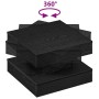 Mesa de centro giratoria 360 grados negro 50x50x34,5 cm de , Mesas de centro - Ref: Foro24-858471, Precio: 61,01 €, Descuento: %