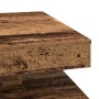Mesa de centro giratoria 360 grados envejecida 70x70x34,5 cm de , Mesas de centro - Ref: Foro24-858486, Precio: 85,58 €, Desc...