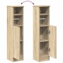 Mueble de baño con portarrollos roble Sonoma 20,5x22x90 cm de , Muebles de baño - Ref: Foro24-858499, Precio: 37,05 €, Descue...