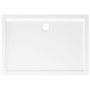 Plato de ducha rectangular ABS blanco 70x100 cm de vidaXL, Platos de ducha - Ref: Foro24-148906, Precio: 111,91 €, Descuento: %