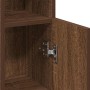 Mueble de baño con portarrollos roble marrón 20,5x22x90 cm de , Muebles de baño - Ref: Foro24-858503, Precio: 34,46 €, Descue...