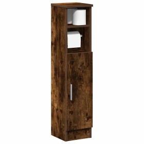 Mueble de baño con portarrollos roble ahumado 20,5x22x90 cm de , Muebles de baño - Ref: Foro24-858501, Precio: 33,58 €, Descu...
