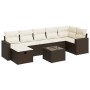 Set sofás de jardín 8 piezas y cojines ratán sintético marrón de , Conjuntos de jardín - Ref: Foro24-3325419, Precio: 502,92 ...