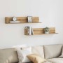 Estantes de pared 2 uds madera roble artisan 100x16,5x16,5 cm de , Estantes y estanterías - Ref: Foro24-860048, Precio: 50,05...