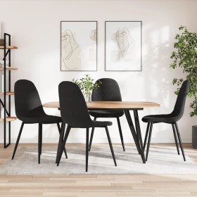 Sillas de comedor 4 unidades terciopelo negro en Sillas de comedor | Comprar online en Foru.es