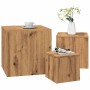 Mesas auxiliares 3 uds madera de ingeniería roble artisan de , Mesas auxiliares - Ref: Foro24-856677, Precio: 85,81 €, Descue...