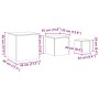 Mesas auxiliares 3 uds madera de ingeniería roble artisan de , Mesas auxiliares - Ref: Foro24-856677, Precio: 85,81 €, Descue...