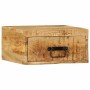 Mesitas de noche de pared 2 uds madera maciza de mango rugosa de , Mesitas de noche - Ref: Foro24-4017455, Precio: 147,04 €, ...