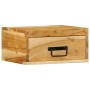 Mesitas de noche de pared 2 uds madera maciza de acacia de , Mesitas de noche - Ref: Foro24-4017457, Precio: 122,83 €, Descue...