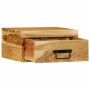 Mesitas de noche de pared 2 uds madera maciza de acacia de , Mesitas de noche - Ref: Foro24-4017457, Precio: 122,83 €, Descue...