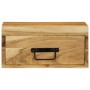 Mesitas de noche de pared 2 uds madera maciza de acacia de , Mesitas de noche - Ref: Foro24-4017457, Precio: 122,83 €, Descue...