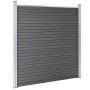 Panel de valla WPC negro 180x186 cm de vidaXL, Paneles de vallas - Ref: Foro24-148972, Precio: 296,93 €, Descuento: %