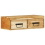 Mueble de TV de pared madera maciza de acacia 60x30x19 cm de , Almacenamiento para CD y DVD - Ref: Foro24-4017460, Precio: 71...