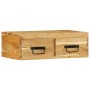 Mueble de TV de pared madera maciza de acacia 60x30x19 cm de , Almacenamiento para CD y DVD - Ref: Foro24-4017460, Precio: 71...