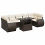 Set sofás de jardín 8 piezas y cojines ratán sintético marrón de , Conjuntos de jardín - Ref: Foro24-3326604, Precio: 600,85 ...