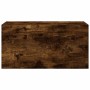 Mueble de pared baño madera ingeniería roble ahumado 60x25x30cm de , Tocadores de baño - Ref: Foro24-860062, Precio: 47,65 €,...