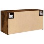 Mueble de pared baño madera ingeniería roble ahumado 60x25x30cm de , Tocadores de baño - Ref: Foro24-860062, Precio: 47,65 €,...