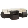 Set sofás de jardín 6 piezas y cojines ratán sintético marrón de , Conjuntos de jardín - Ref: Foro24-3326644, Precio: 474,76 ...