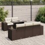 Set sofás de jardín 6 piezas y cojines ratán sintético marrón de , Conjuntos de jardín - Ref: Foro24-3326734, Precio: 522,05 ...