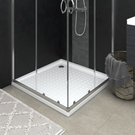 Plato de ducha con puntos ABS blanco 90x90x4 cm de vidaXL, Platos de ducha - Ref: Foro24-148898, Precio: 114,37 €, Descuento: %