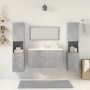 Juego muebles de baño 4 pzas madera contrachapada gris hormigón de , Muebles de baño - Ref: Foro24-3324875, Precio: 181,09 €,...