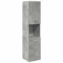 Juego muebles de baño 4 pzas madera contrachapada gris hormigón de , Muebles de baño - Ref: Foro24-3324875, Precio: 181,09 €,...