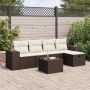 Set sofás de jardín 6 piezas y cojines ratán sintético marrón de , Conjuntos de jardín - Ref: Foro24-3325679, Precio: 386,66 ...