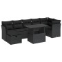 Set de sofás de jardín y cojines 8 piezas ratán sintético negro de , Conjuntos de jardín - Ref: Foro24-3327785, Precio: 552,2...