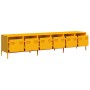 Mueble TV acero laminado en frío amarillo mostaza 202x39x43,5cm de , Muebles TV - Ref: Foro24-3307152, Precio: 212,77 €, Desc...