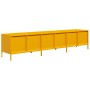Mueble TV acero laminado en frío amarillo mostaza 202x39x43,5cm de , Muebles TV - Ref: Foro24-3307152, Precio: 212,77 €, Desc...