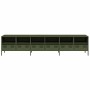 Mueble TV acero laminado en frío verde oliva 202x39x43,5 cm de , Muebles TV - Ref: Foro24-3307159, Precio: 219,58 €, Descuent...