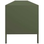 Mueble TV acero laminado en frío verde oliva 202x39x43,5 cm de , Muebles TV - Ref: Foro24-3307159, Precio: 219,58 €, Descuent...