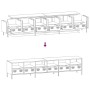 Mueble TV acero laminado en frío verde oliva 202x39x43,5 cm de , Muebles TV - Ref: Foro24-3307159, Precio: 219,58 €, Descuent...