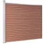 Braunes WPC-Zaunpaneel 175x146 cm von vidaXL, Zaunpaneele - Ref: Foro24-148981, Preis: 220,58 €, Rabatt: %