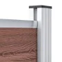 Braunes WPC-Zaunpaneel 175x146 cm von vidaXL, Zaunpaneele - Ref: Foro24-148981, Preis: 220,58 €, Rabatt: %