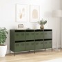 Aparador de acero laminado en frío verde oliva 135x39x73,5 cm de , Aparadores - Ref: Foro24-3307171, Precio: 224,27 €, Descue...