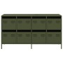 Aparador de acero laminado en frío verde oliva 135x39x73,5 cm de , Aparadores - Ref: Foro24-3307171, Precio: 224,27 €, Descue...