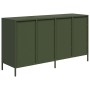 Aparador de acero laminado en frío verde oliva 135x39x73,5 cm de , Aparadores - Ref: Foro24-3307171, Precio: 224,27 €, Descue...