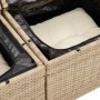 Set sofás jardín y cojines 5 pzas ratán sintético acacia beige de , Conjuntos de jardín - Ref: Foro24-3327656, Precio: 394,08...