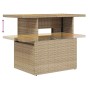 Set sofás jardín y cojines 9 pzas ratán sintético acacia beige de , Conjuntos de jardín - Ref: Foro24-3327726, Precio: 697,18...