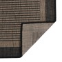 Alfombra de exterior de tejido plano marrón oscuro 120x170 cm de , Alfombras - Ref: Foro24-340844, Precio: 43,72 €, Descuento: %