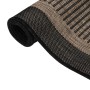 Alfombra de exterior de tejido plano marrón oscuro 120x170 cm de , Alfombras - Ref: Foro24-340844, Precio: 43,72 €, Descuento: %