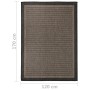 Alfombra de exterior de tejido plano marrón oscuro 120x170 cm de , Alfombras - Ref: Foro24-340844, Precio: 43,72 €, Descuento: %