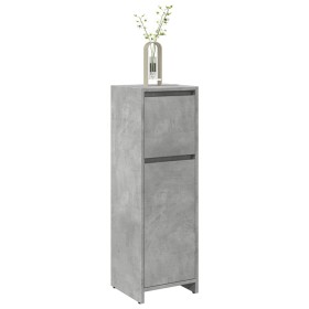 Armario de baño madera contrachapada gris 30x30x95 cm de , Muebles de baño - Ref: Foro24-856060, Precio: 41,50 €, Descuento: %