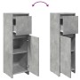 Armario de baño madera contrachapada gris 30x30x95 cm de , Muebles de baño - Ref: Foro24-856060, Precio: 41,50 €, Descuento: %