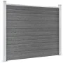 Graues WPC-Zaunelement 180x146 cm von vidaXL, Zaunpaneele - Ref: Foro24-148982, Preis: 253,83 €, Rabatt: %
