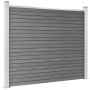 Panel de valla WPC gris 180x146 cm de vidaXL, Paneles de vallas - Ref: Foro24-148982, Precio: 243,39 €, Descuento: %